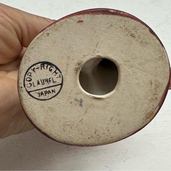 Stamped Copyright Laurel Japan Ceramic Dancer Figurine Cultural Dress Vintage Gl - Picture 9 of 12